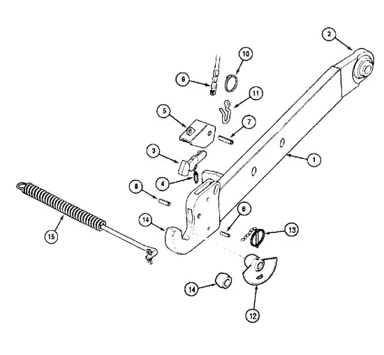 1252040C1 - Пружина тягикрюка нижн. нав. задн. T7/Pm., T8./Mg.
